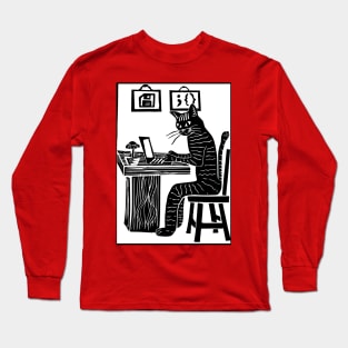 Programmer cat Long Sleeve T-Shirt